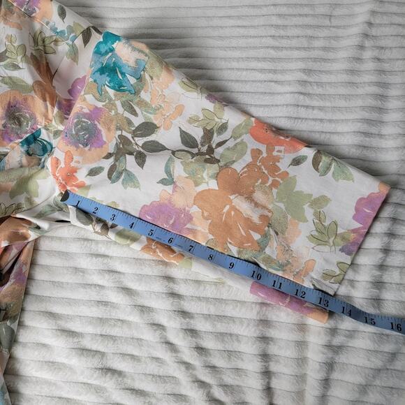 Cato Plus 22W Floral Blazer Jacket NWT Bright Pastel Print Lined Spring Dopamine - Picture 8 of 10